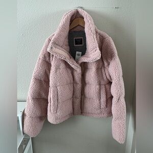 Abercrombie & Fitch Pink and Gray Jacket